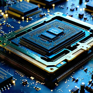 Close-up of memory module