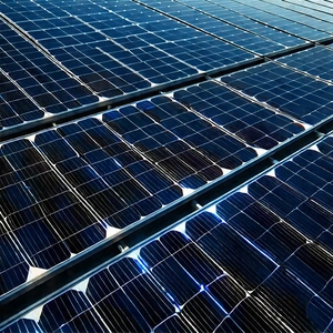 Solar panel with laser scanning