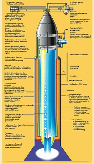 The Image Is A Diagram Of A Nuclear Reactor, Showing The Various Components And Their Functions