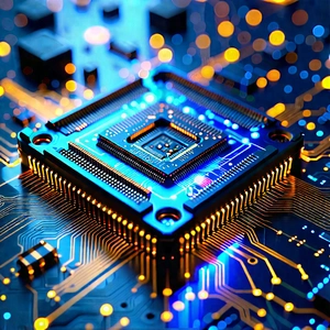 Microchip with laser scanning