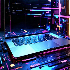 Laptop with user interface