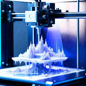 3d printer with holographic projection