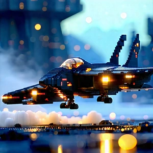 Aerospace Technology In Field Deployment With Futuristic Fighter