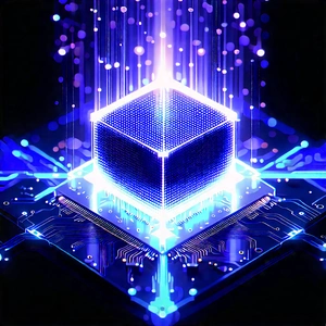 Quantum computer with holographic projection