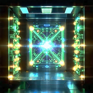 Quantum computer with holographic projection