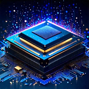 Microchip with digital particles