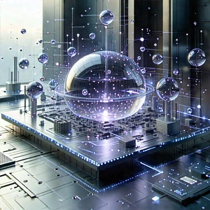 Quantum computer with data streams
