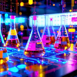 Educational Technology In (modern:1.22) Laboratory With Table Several