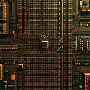 Close-up of sensor array