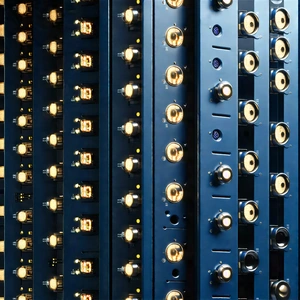 Close-up of sensor array