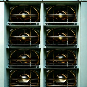 Close-up of cooling system