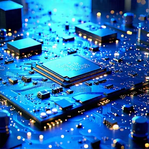 Circuit board with holographic projection
