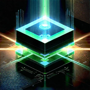 Quantum computer with data streams