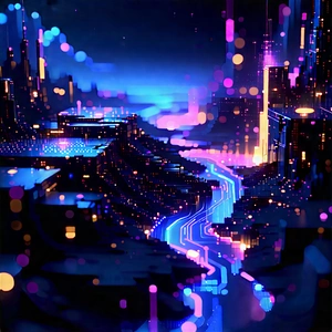 Artificial Intelligence Visualization With Image, There