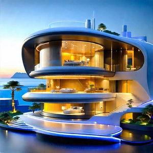 Futuristic smart home