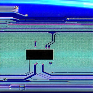 Circuit board with digital particles