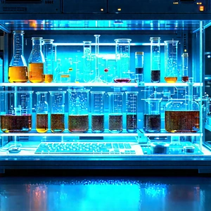 Educational Technology In (modern:1.25) Laboratory With Large Display