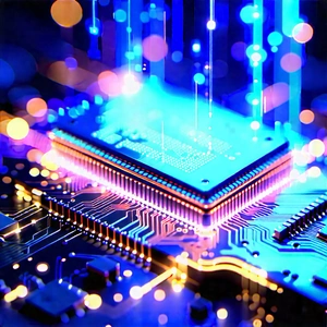 Microchip with holographic projection