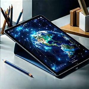 Tablet With Streaming Content With Tablet Computer