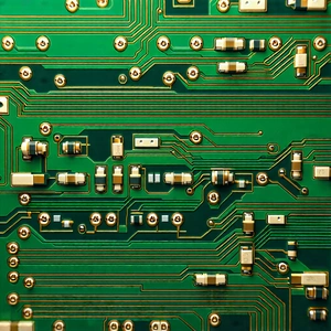 Tech Professional Photography: Close-up of electronic circuit