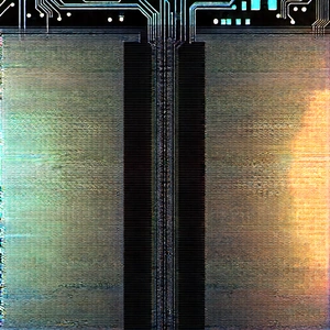 Circuit board with digital particles