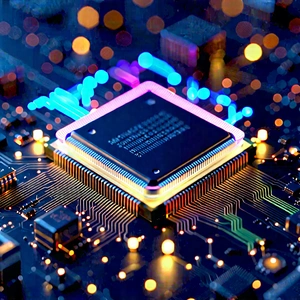 Microchip with holographic projection