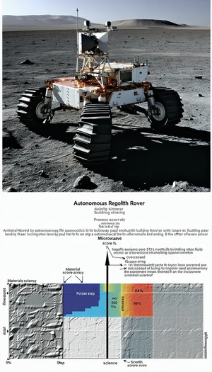 A Large Robotic Vehicle, Likely A Rover, On A Rocky Surface