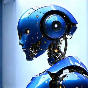 Robot with laser scanning