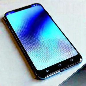 Smartphone With Holographic Display With Smartphone Sitting