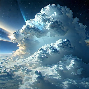 Cloud Computing Visualization With Beautiful View
