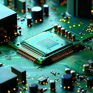 Circuit board with laser scanning
