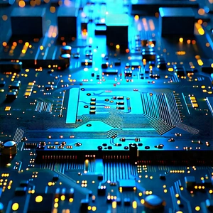 Circuit board with holographic projection