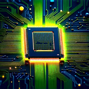 Microchip with data streams