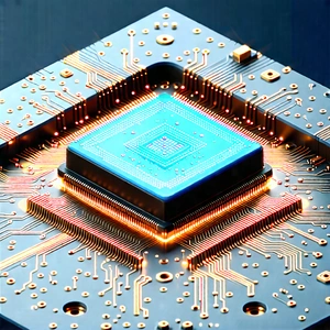Microchip with digital particles