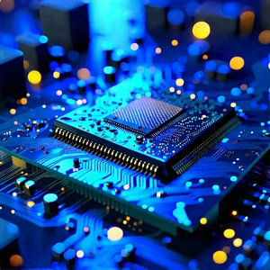 Circuit board with digital particles