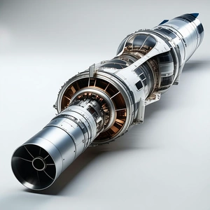 A Large Silver Cylinder Is Prominently Displayed In The Image