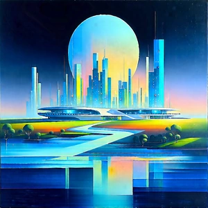 Futuristic innovation hub