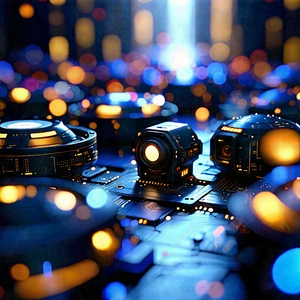 Close-up Of Sensor Array With Image, There