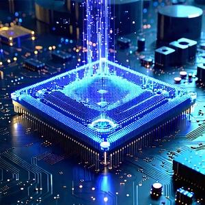 Quantum computer with data streams