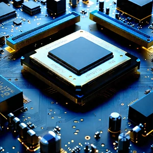 Close-up of memory module