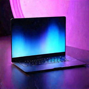 Laptop With Streaming Content With Laptop Computer