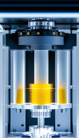 A Yellow Light Is Shining Through A Yellow Filter, Creating A Warm And Inviting Atmosphere