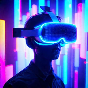 Vr headset with data visualization