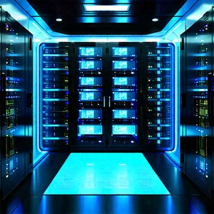 Futuristic server room