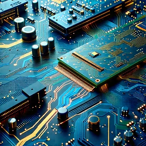 Circuit board with data streams