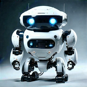 Robot with laser scanning