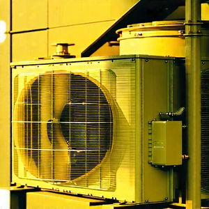 Close-up of cooling system