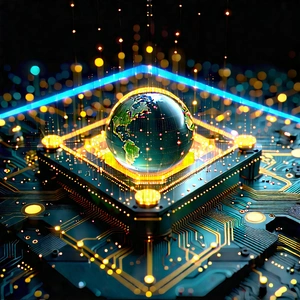 Quantum computer with data streams