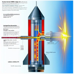 A Diagram Is Shown Of A Rocket Engine, With The Main Components Labeled