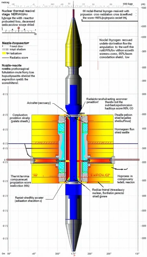 The Image Is A Diagram Of A Device, Possibly A Nuclear Reactor, With Various Parts Labeled